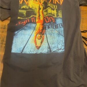 Forever 21 Charcoal Tee with Vibrant Graphic